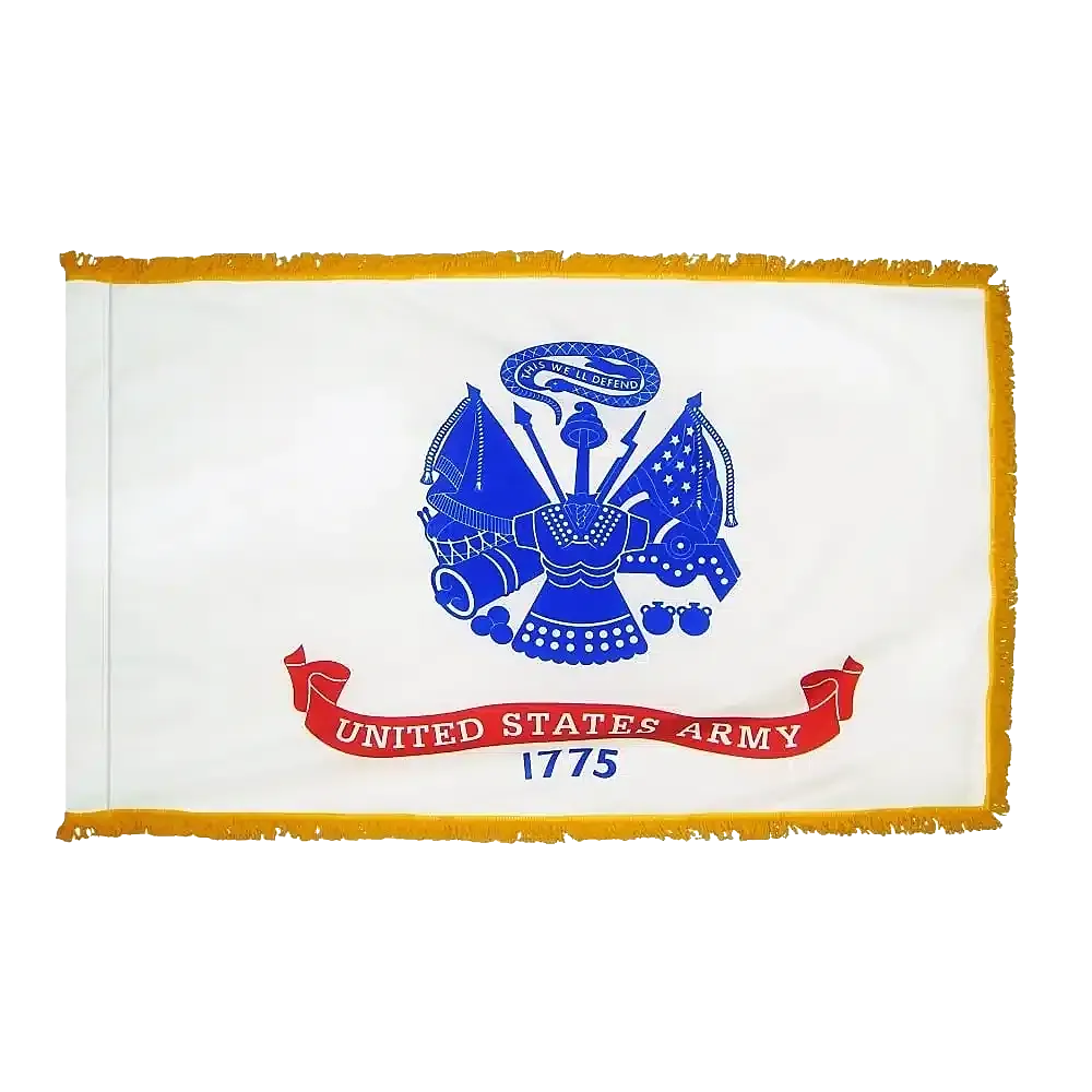 U.S. Army Flag - Fringe 20 Army Flag Fringe Finish
