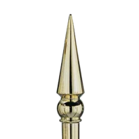 Round Spear Pole Finial Ornament