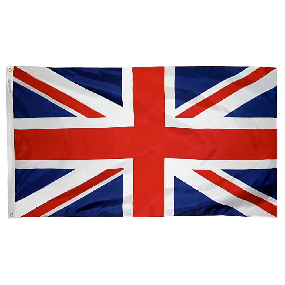 United Kingdom Flag - Grommets 35 Nylon United Kingdom Flag Grommets Finish