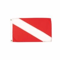Skin Diver Down Flag - Grommets
