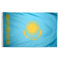 Kazakhstan Flag - Grommets