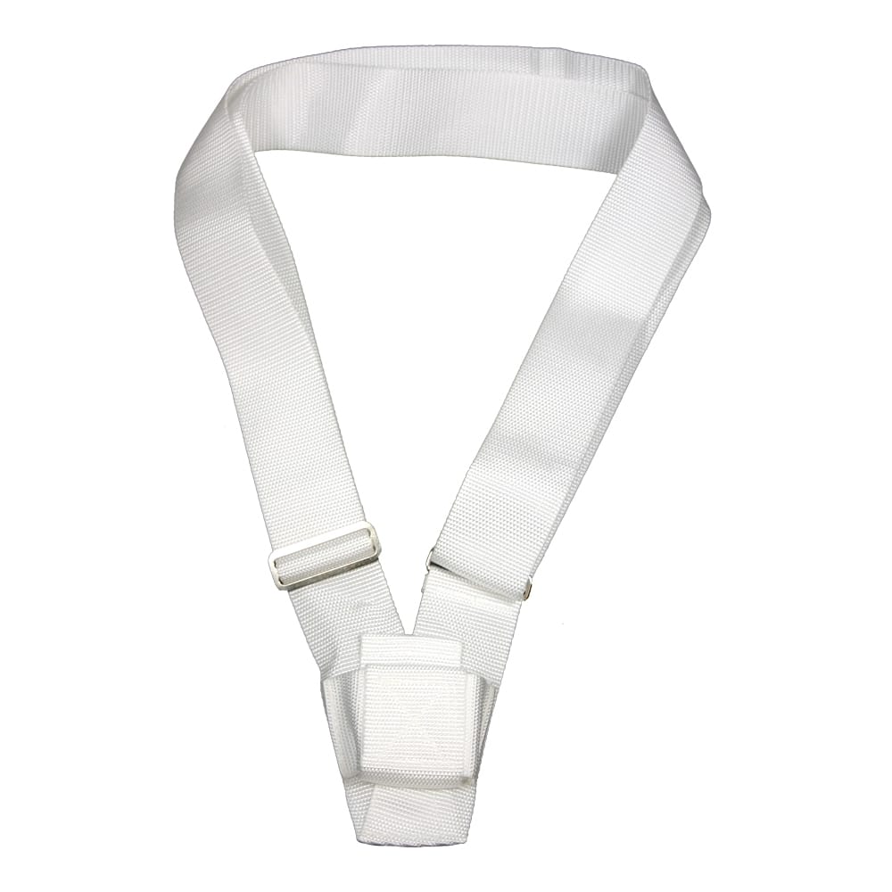 Single Strap Web Belt - White 2 Single Strap Web Belt White