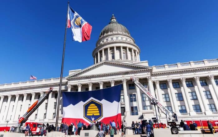 Moldova Flag - Grommets 39 Utah Unveils New State Flag