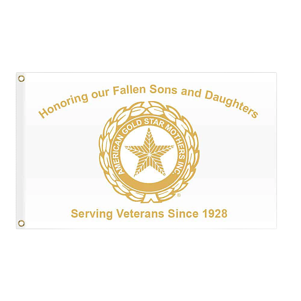 Gold Star Mothers Flag - Grommets 1 Gold Star Mothers Flag Grommets Finish