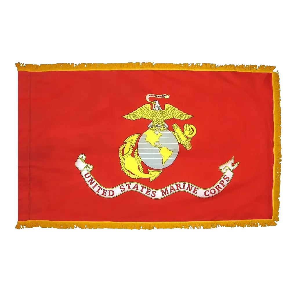U.S. Marine Corps Flag - Fringe 22 Marine Corps Flag Fringe