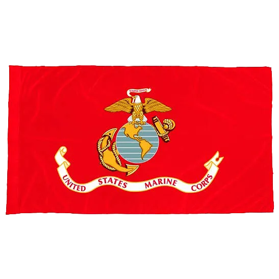 U.S. Marine Corps Flag - Pole Hem 21 Marine Corps Flag Pole Hem