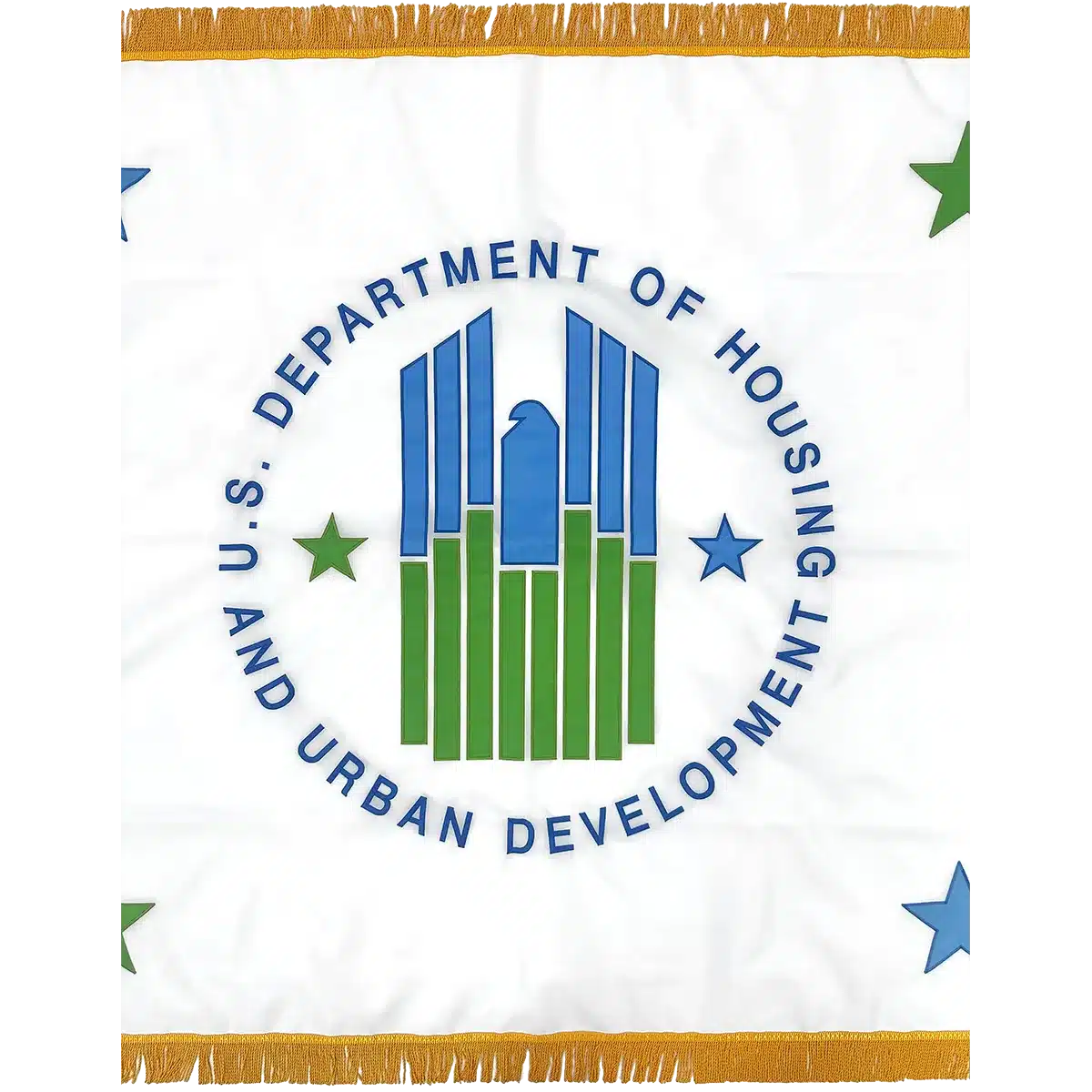 U.S. Department of Housing and Urban Development (HUD) - Pole Hem Flag 2 U.S. Department of Housing and Urban Development (HUD) Pole Hem Flag, view 2