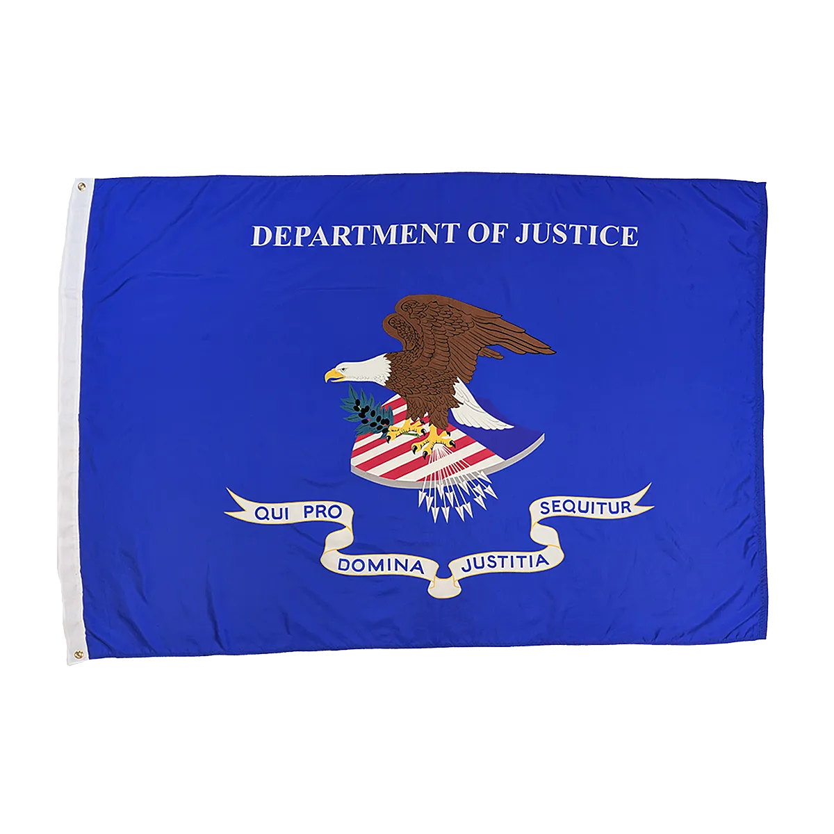 U.S. Department of Justice (DOJ) - Grommets Flag 1 U.S. Department of Justice (DOJ) Grommets Flag