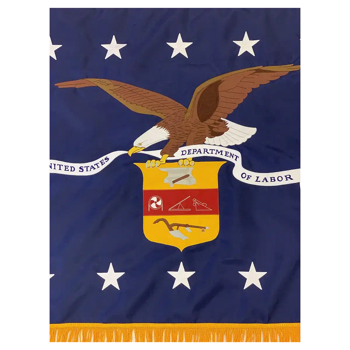 U.S. Department of Labor (DOL) - Pole Hem Flag 2 U.S. Department of Labor (DOL) Pole Hem Flag, view 2