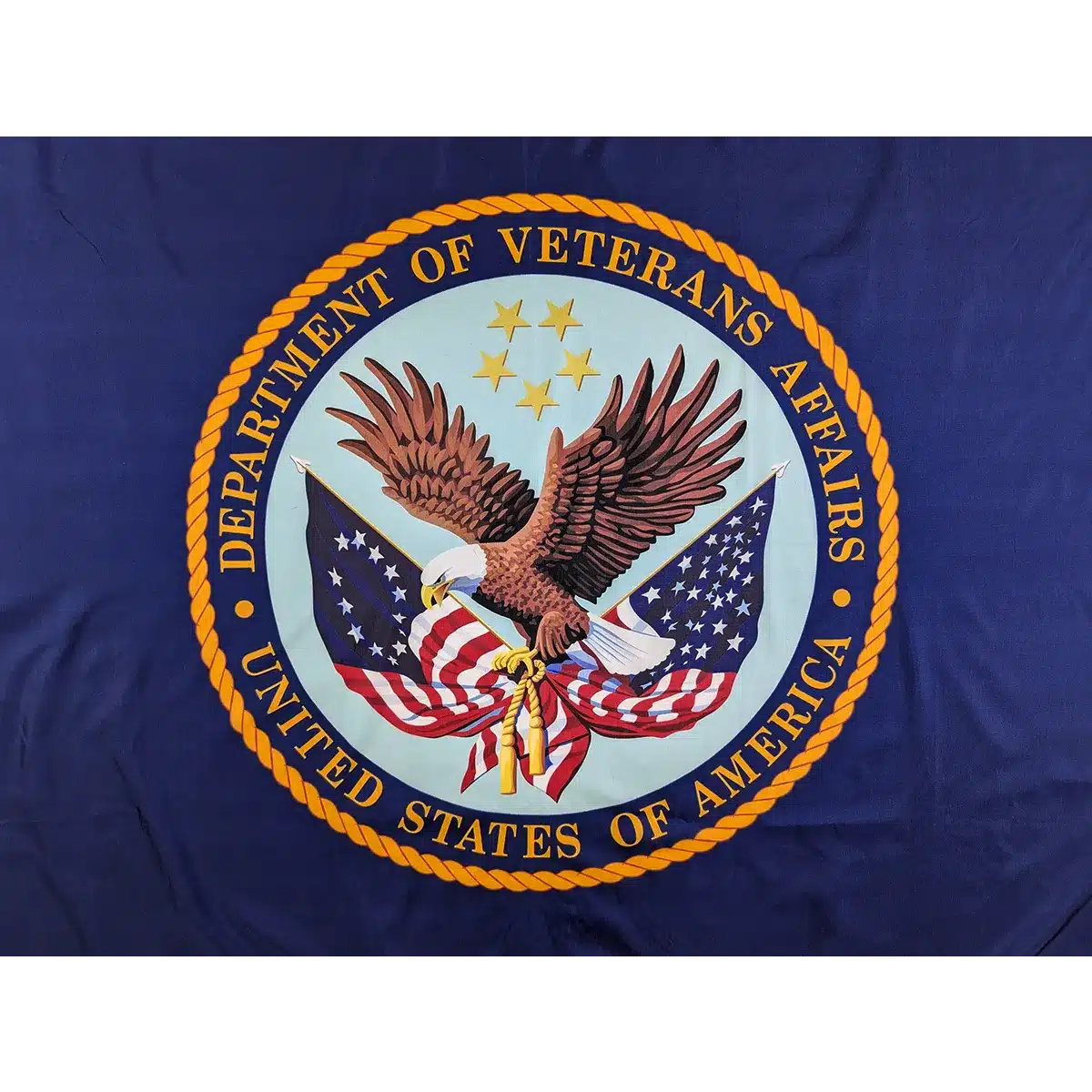 U.S. Department of Veterans Affairs (VA) - Grommets Flag 2 U.S. Department of Veterans Affairs (VA) Grommets Flag, view 2