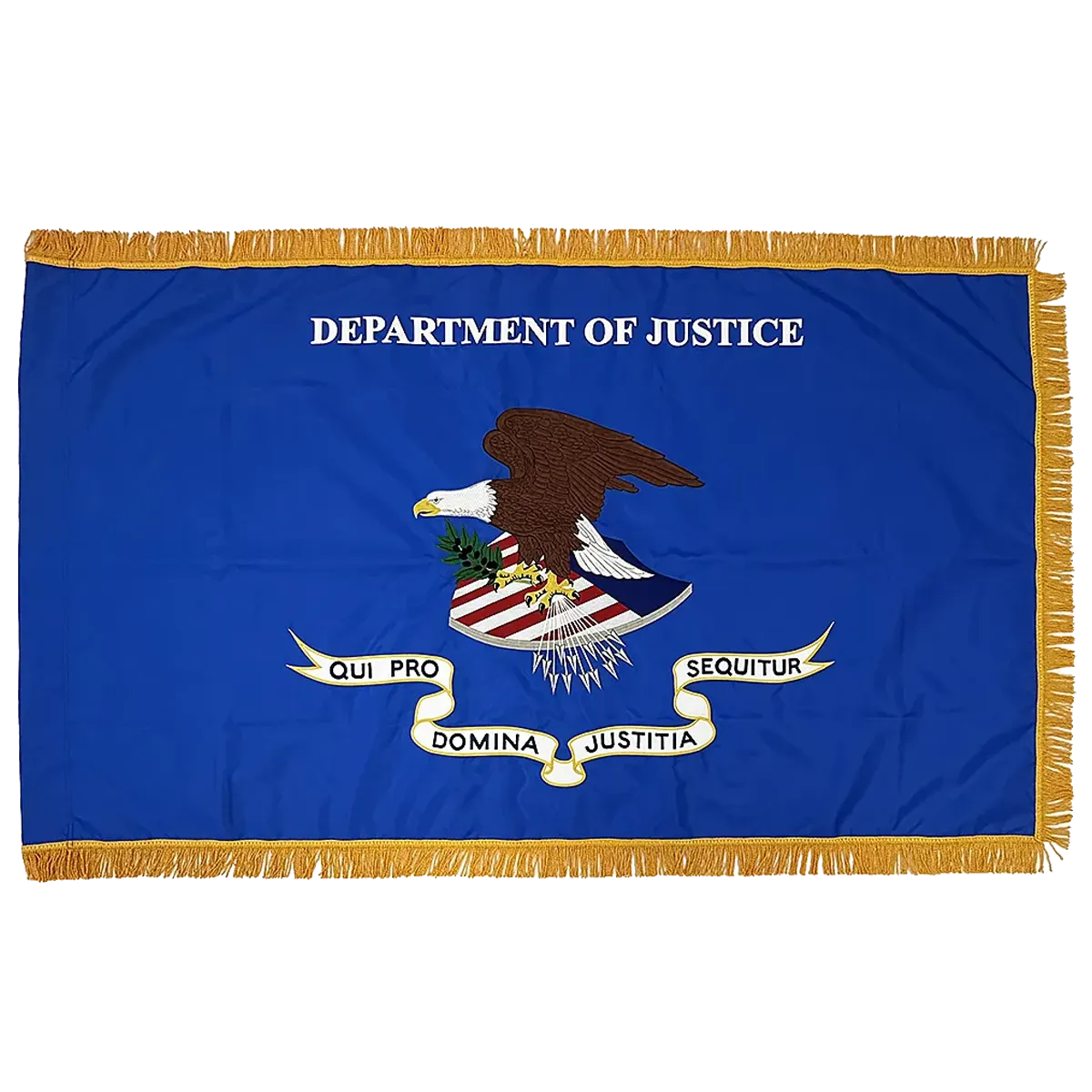 U.S. Department of Justice (DOJ) - Sewn Flag 1 U.S. Department of Justice (DOJ) - Sewn Flag