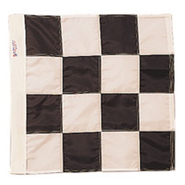 24x24 Inch Nylon Black And White Checkered Race Flag