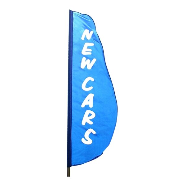 2x8 Foot Nylon New Cars Feather Flag