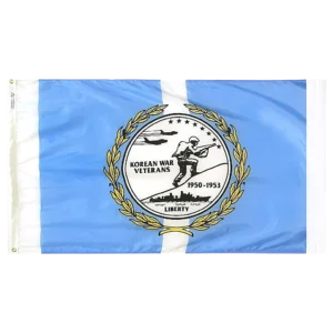Korean War Vets Flag Grommets Finish