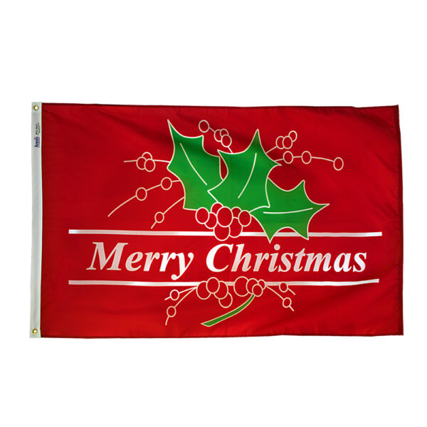 3x5 Foot Nylon Merry Christmas Flag