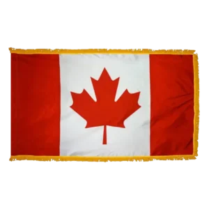 Canada Flag Fringe Finish