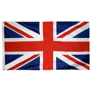 Nylon United Kingdom Flag Grommets Finish