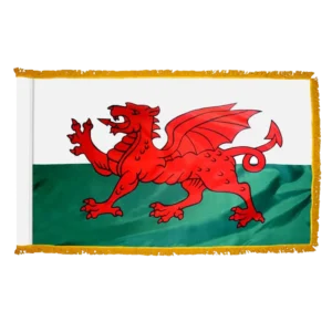 Premium Wales Flag Fringe Finish