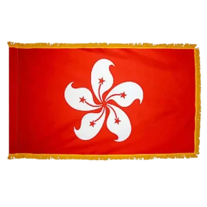 Xianggang Hong Kong Flag Fringe Finish