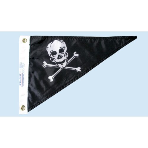 Pirate Pennant Flag Grommets Finish