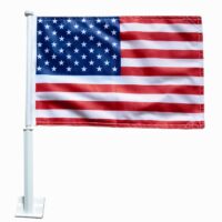 Polyester American Flag - Car Window