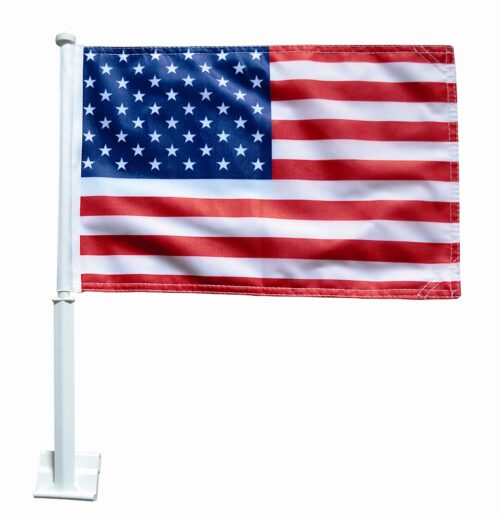 Polyester American Flag Car Window