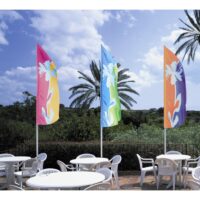 Feather Flag Flagpole - Fiberglass