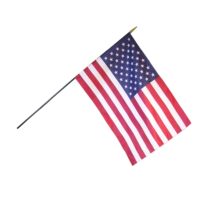 Nylon American Flag - Mounted