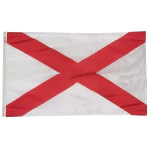 Alabama Flag Grommets Finish