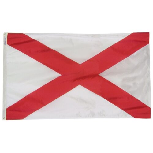 Alabama Flag Grommets Finish