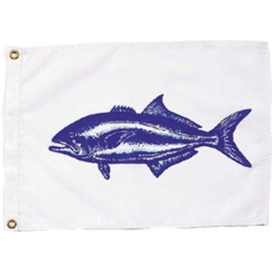 Bluefish Flag Grommets Finish