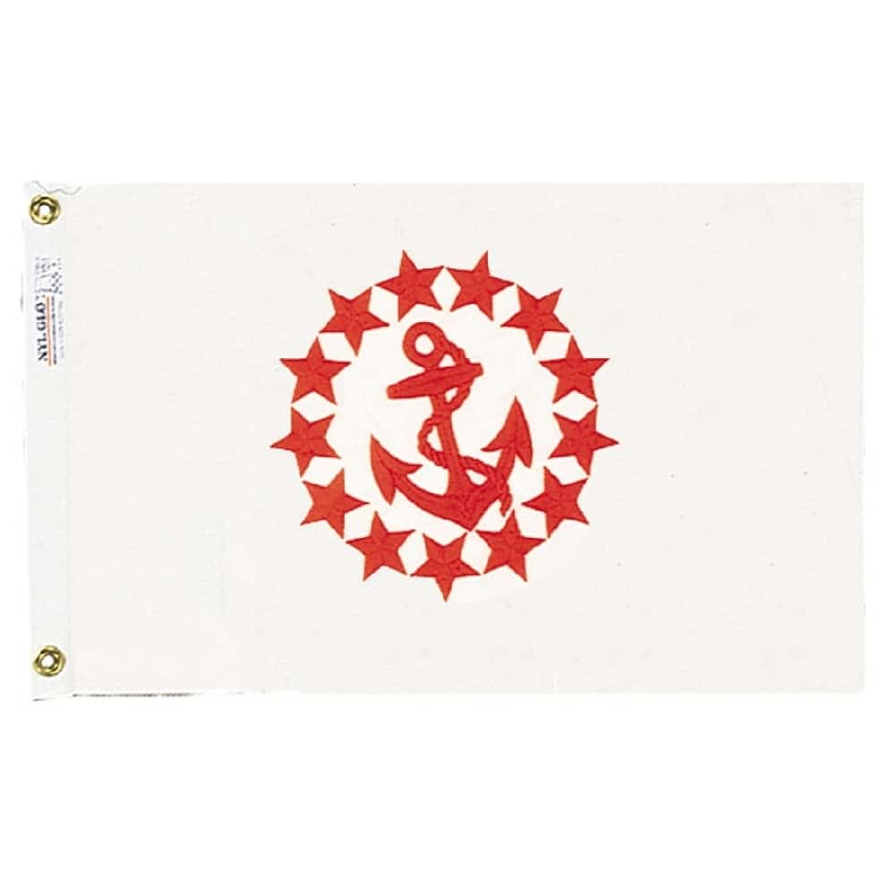 Commodore Rear Flag - Grommets 2 Rear Commodore Flag Grommets
