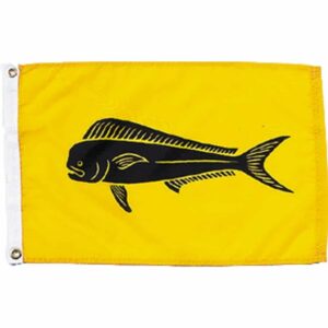 Dolphin Flag Grommets Finish