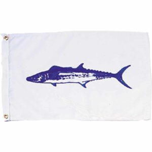 King Mackerel Flag Grommets Finish