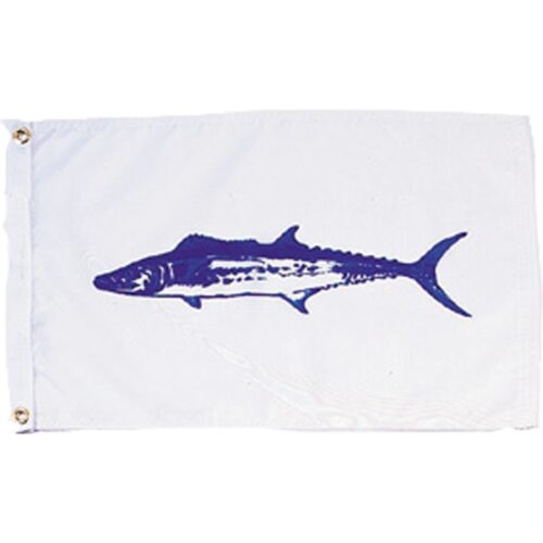 King Mackerel Flag Grommets Finish