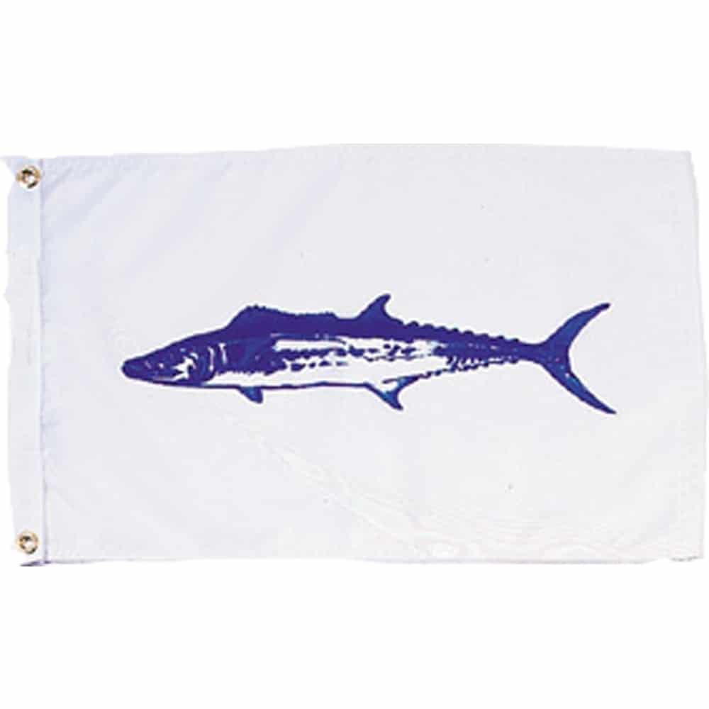 King Mackerel Flag - Grommets 2 King Mackerel Flag Grommets Finish