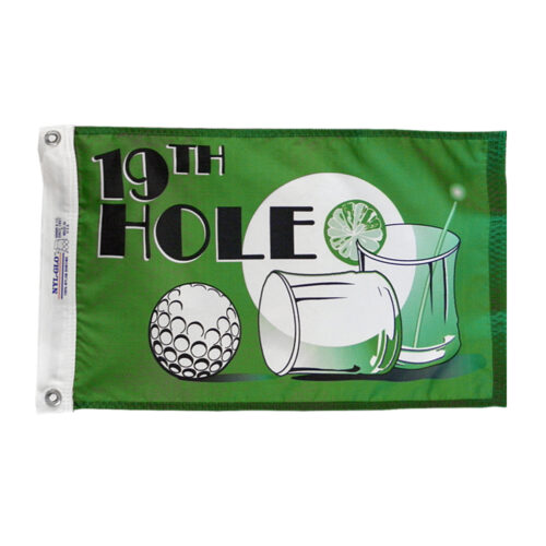 New 19th Hole Flag Grommets Finish