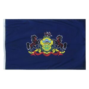 Pennsylvania Flag Grommets Finish
