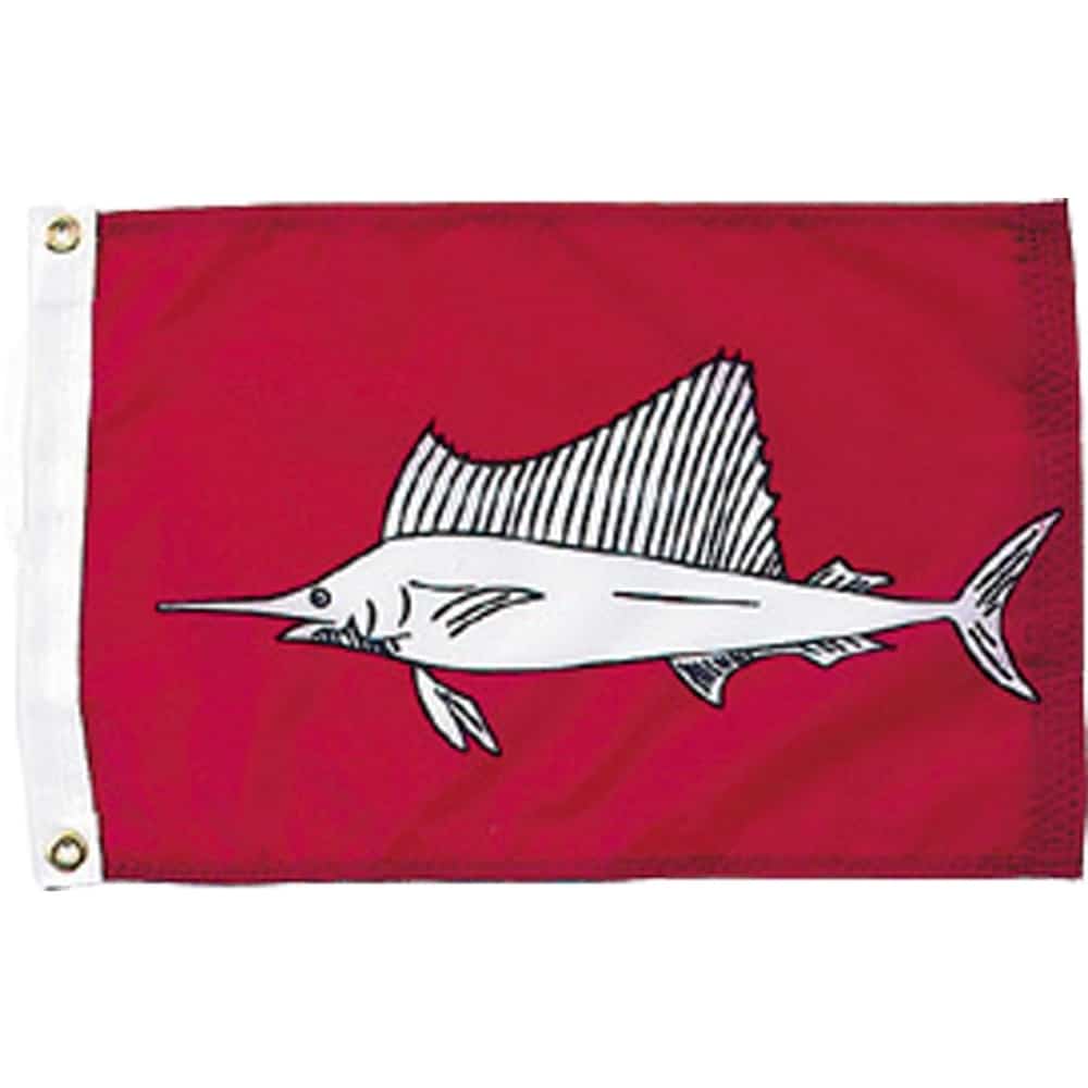 Sailfish Flag - Grommets 2 Nylon Sailfish Flag Grommets