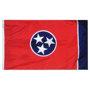Tennessee Flag Grommets Finish