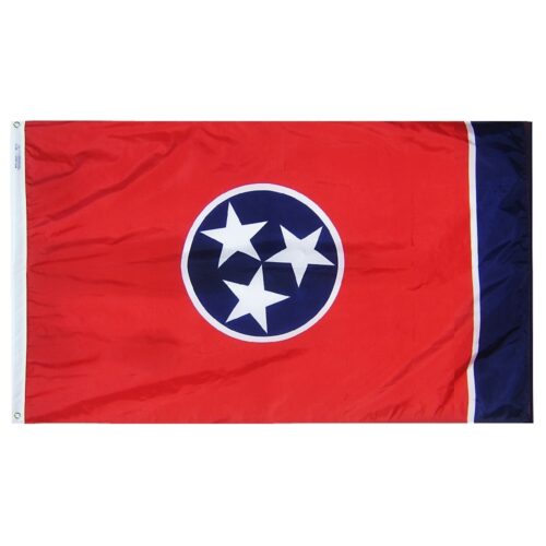Tennessee Flag Grommets Finish