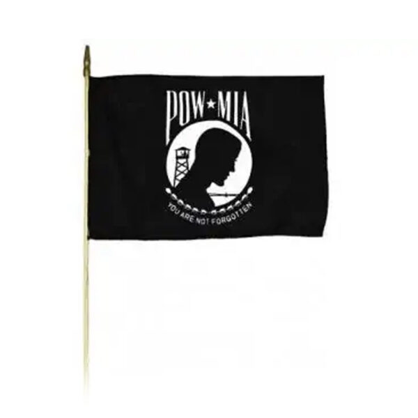 12x18 Inch POW-MIA Stick Flags