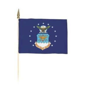 Nylon United States Air Force Stick Flag Finish