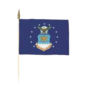12x18 United States Air Force Stick Flag Finish