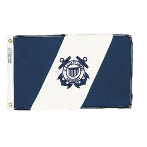 U.S. Coast Guard Auxiliary Ensign Grommets Finish