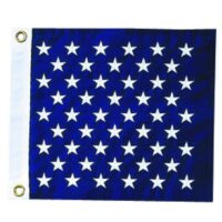 Embroidered US Union Jack - Grommets