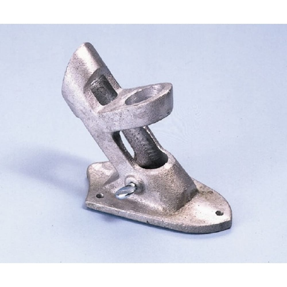 Aluminum 2-way Bracket - Silver 2 Aluminum 2-Way Bracket Silver Finish Flag Staff Holder