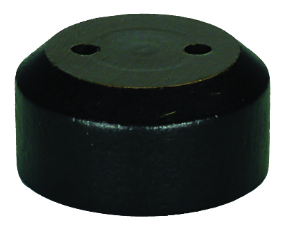 2 Hole Flag Base - Ebonized Wood
