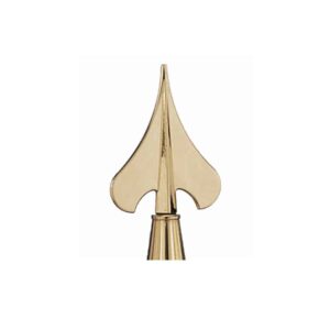 Brass Army Spear Flagpole Ornament