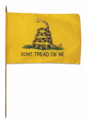 Polycotton Gadsden Flag Mounted Finish